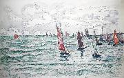 Paul Signac, Audierne, Return of the Fishing Boats